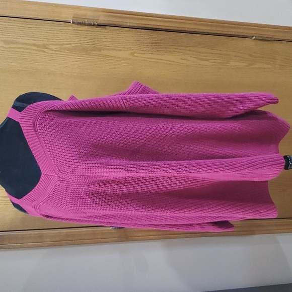 Torrid NWT burgandy red off the shoulder ribbed knit long sleeve sweater - Picture 1 of 5